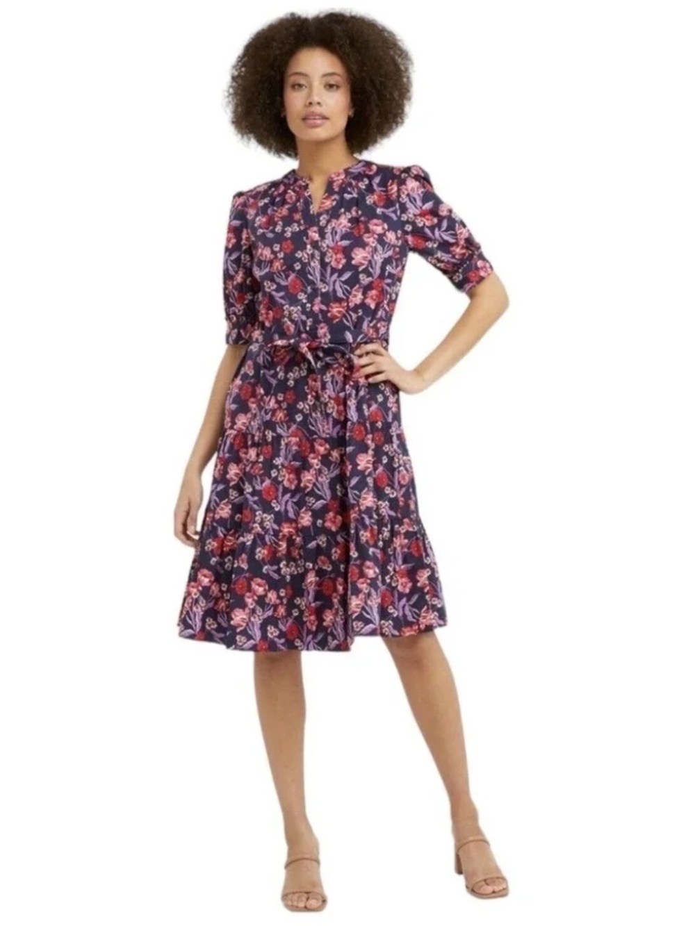 NWOT Draper James Loretta Shirt Dress in Field Poppy